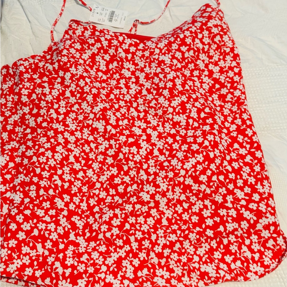 Floral Red Women's Top